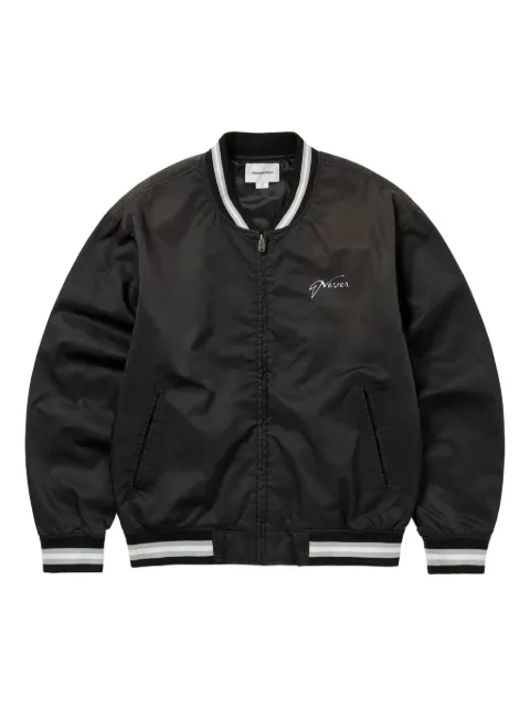 This Is Never That embroidered ribbed-trim bomber jacket