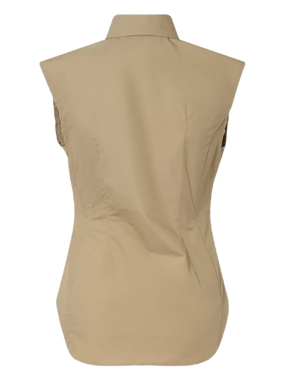 pushBUTTON Dummy button-up sleeveless shirt | Shirts | Image 2