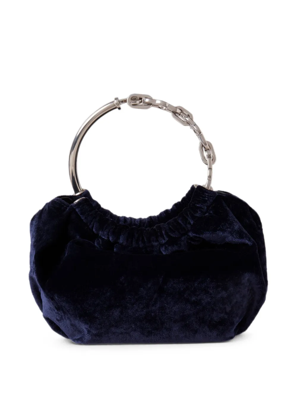 Mulberry Pimlico chain-handle velvet clutch bag - Blu
