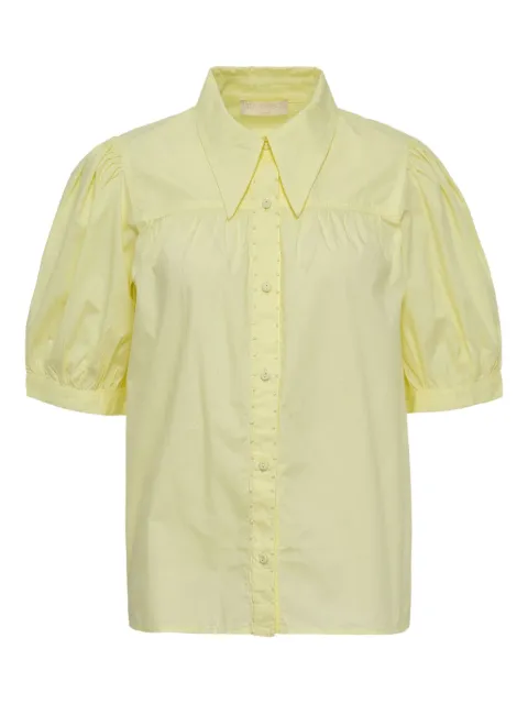 Ulla Johnson camisa con mangas farol y botones