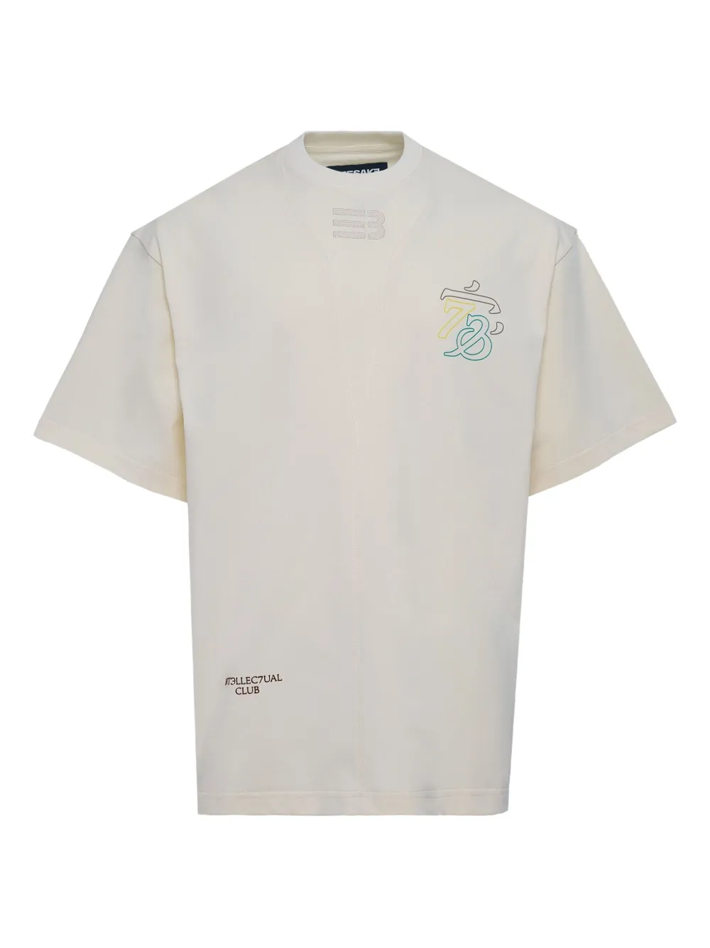 NAMESAKE numbers printed T-shirt | White | Image 1
