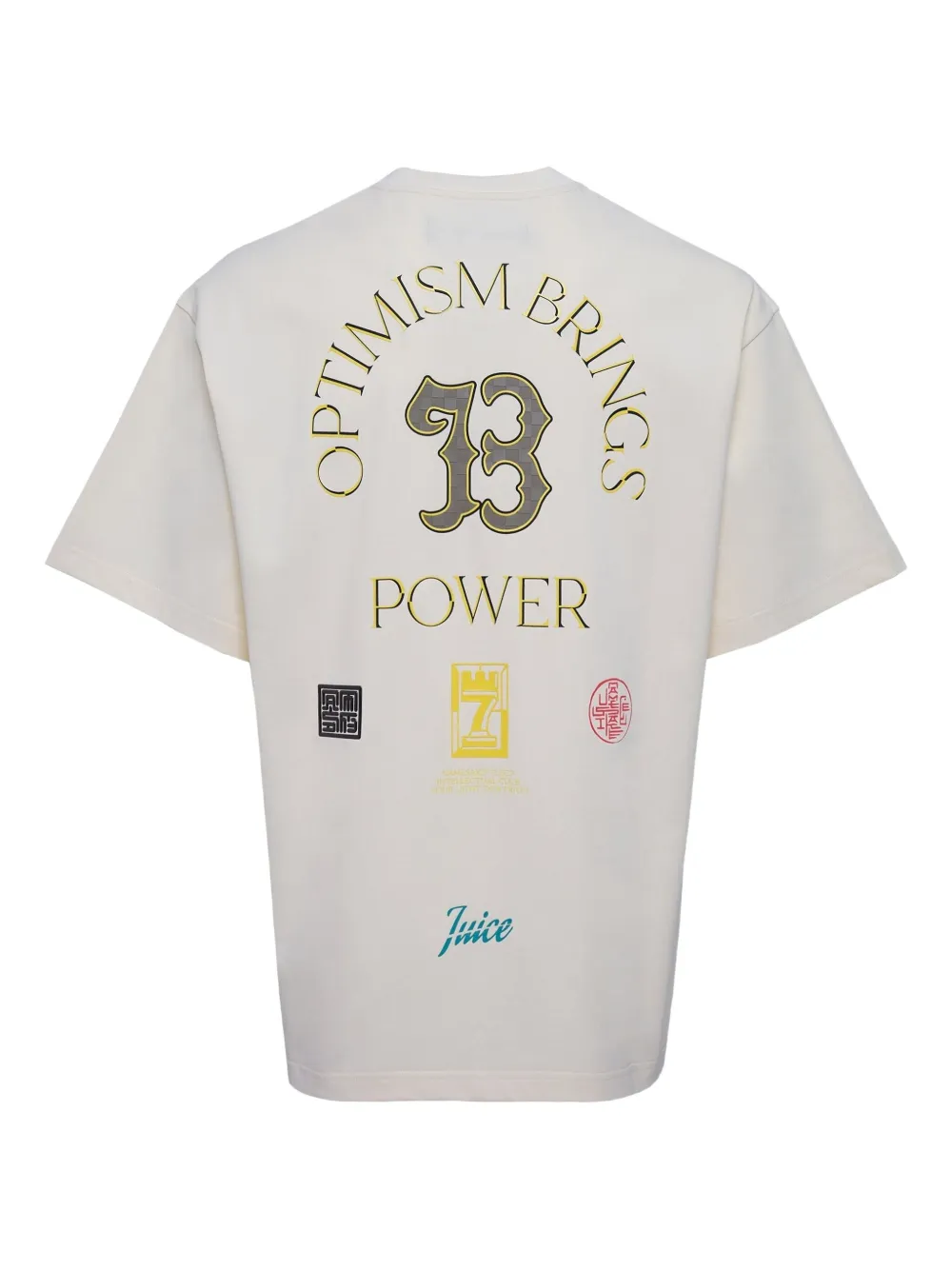 NAMESAKE T-shirt met print - Wit