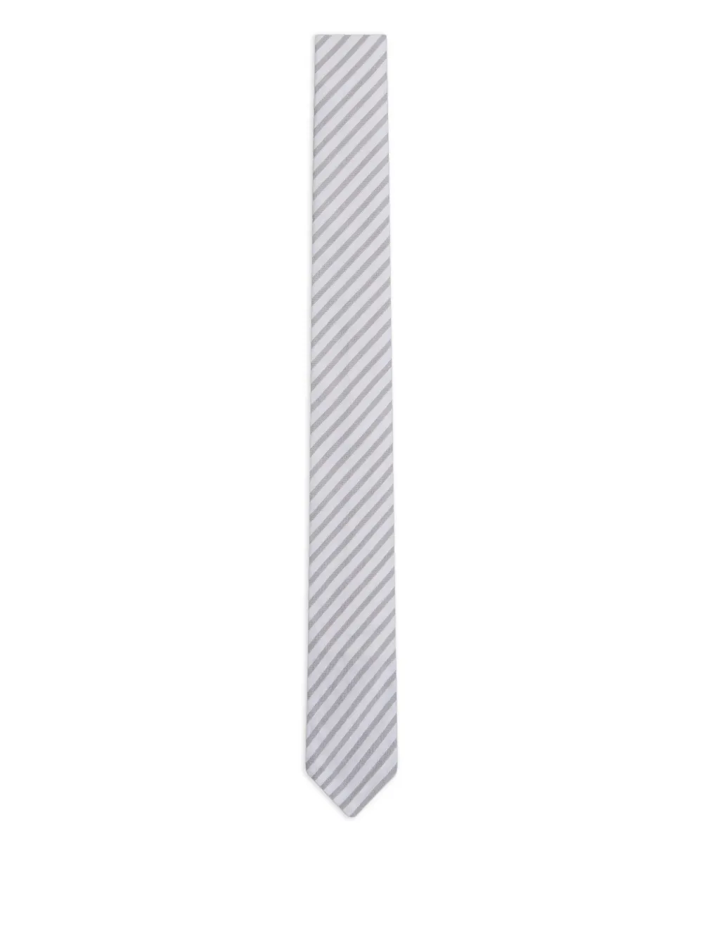 Thom Browne Gestreepte stropdas - Beige