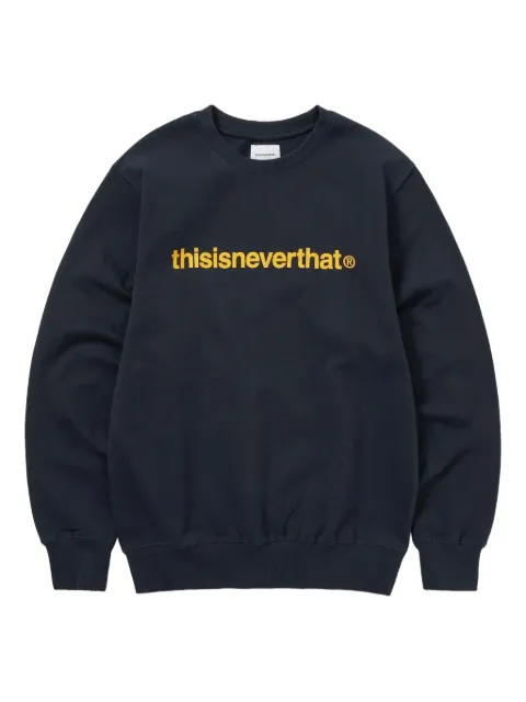 This Is Never That logo-print crew-neck sweatshirt