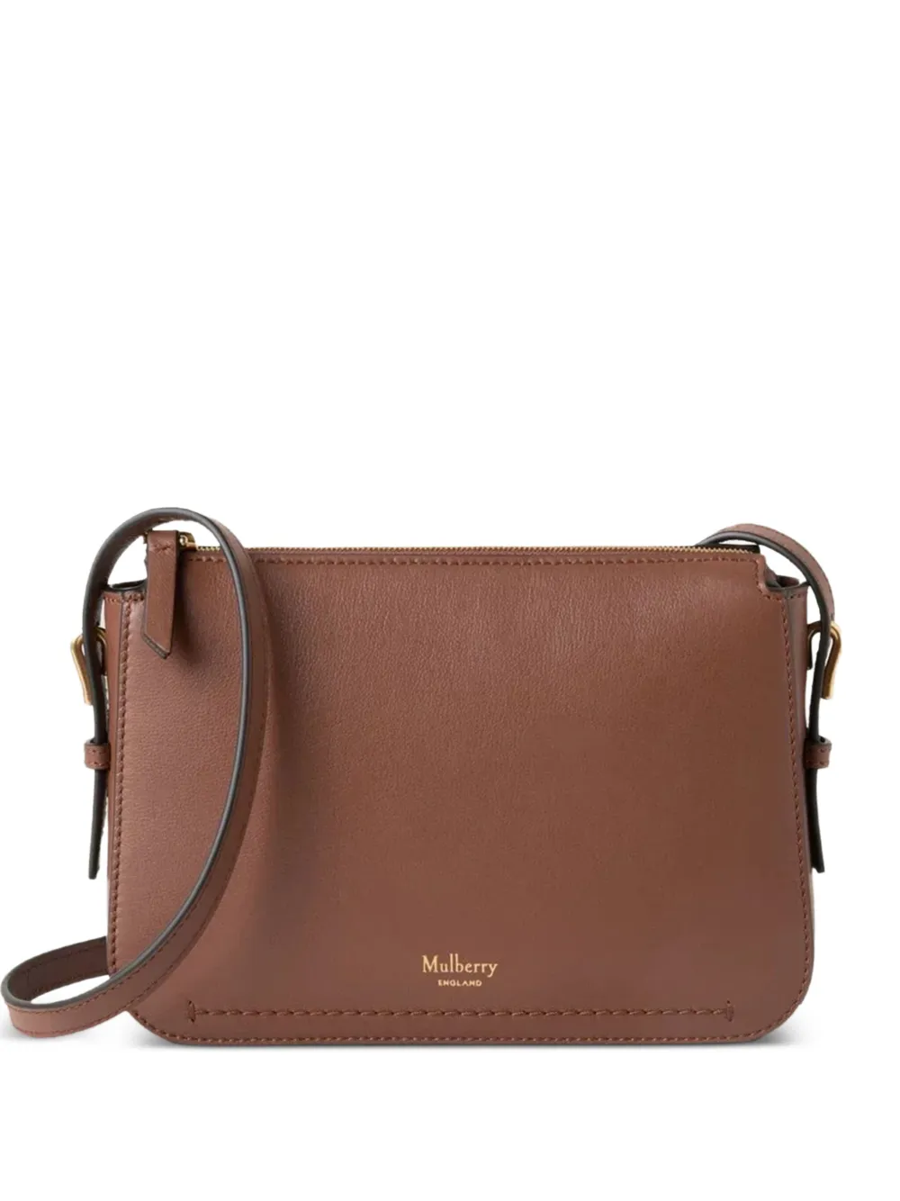 Mulberry Clovelly leren schoudertas Bruin