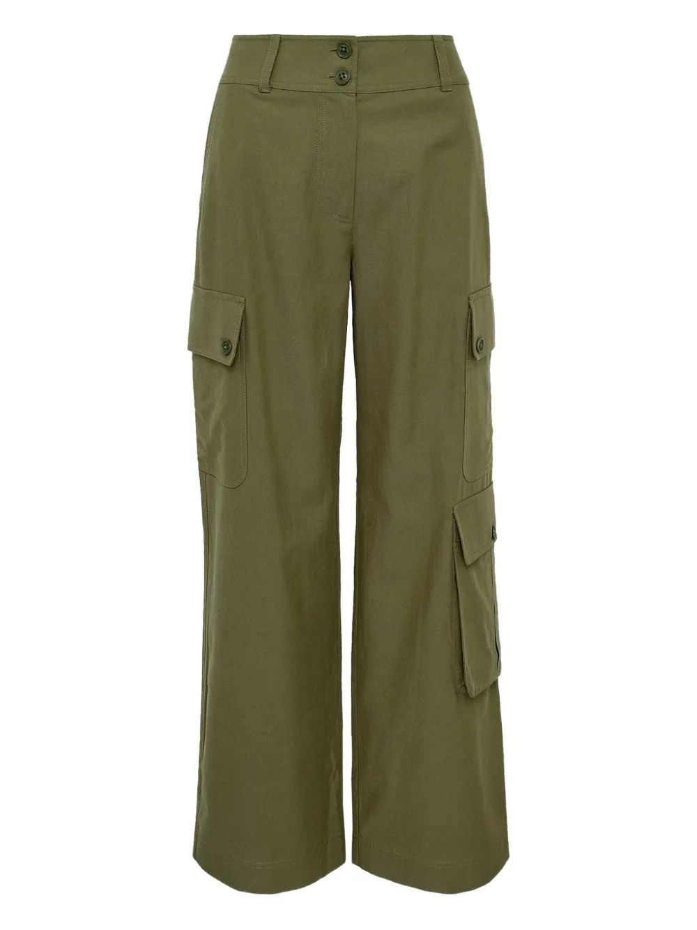 Ulla Johnson Cargo-pockets Trousers In Green