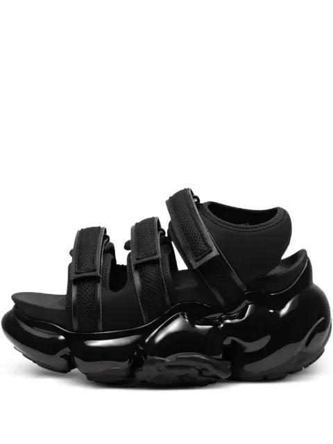 GROUNDS Moopie Caterpillar triple-strap platform sandals