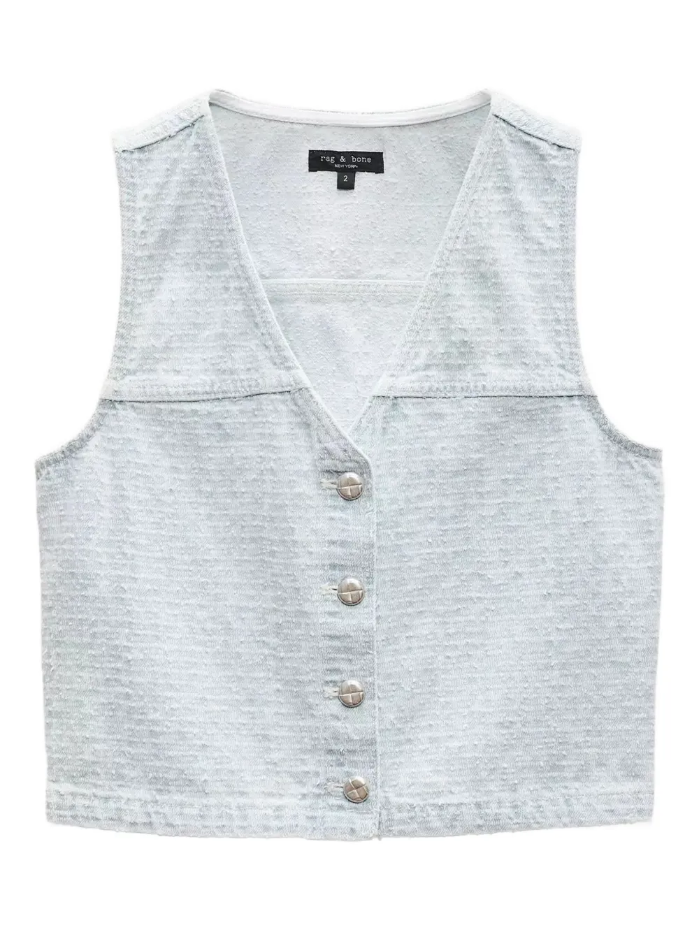 rag & bone Juliana denim vest | Blue | Image 1
