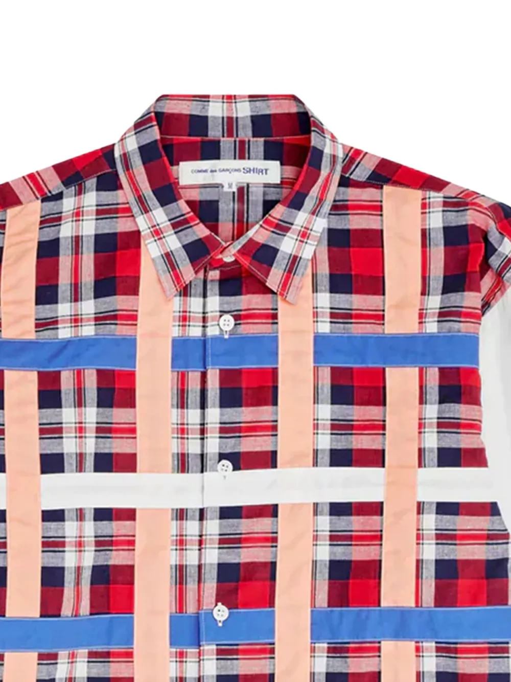 Comme Des Garçons Shirt Geruit overhemd - Rood