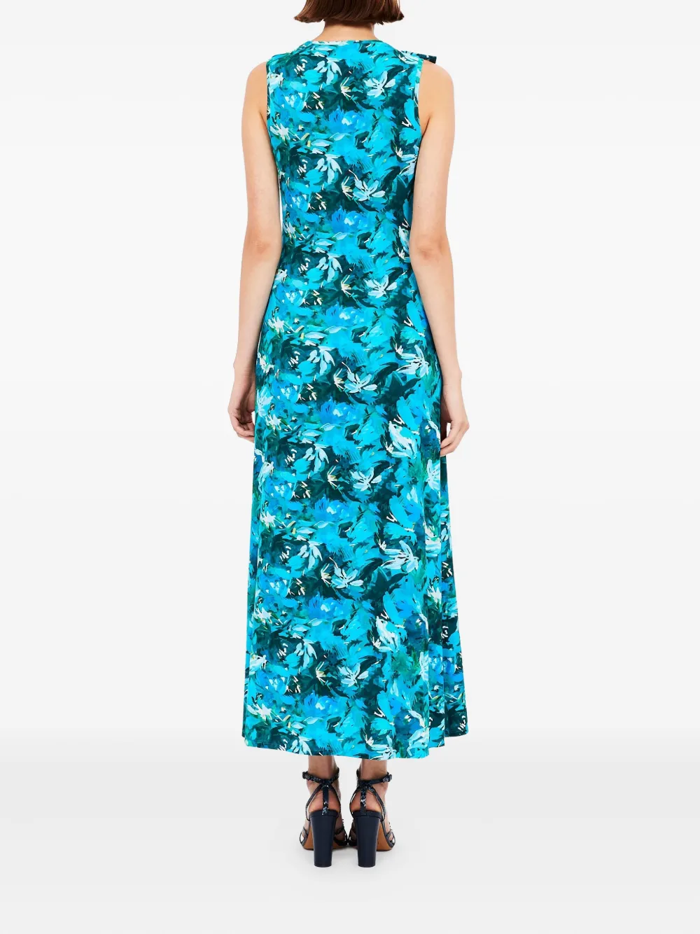 Ulla Johnson Midi-jurk met bloemenprint Blauw