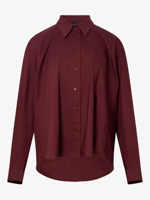 pushBUTTON buttoned long-sleeves blouse