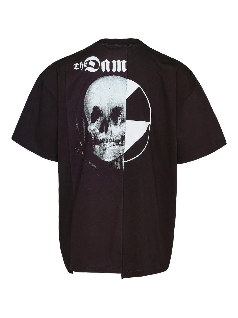 The Salvages x The Cure x The Damned T-shirt met grafische doodskopprint - Zwart