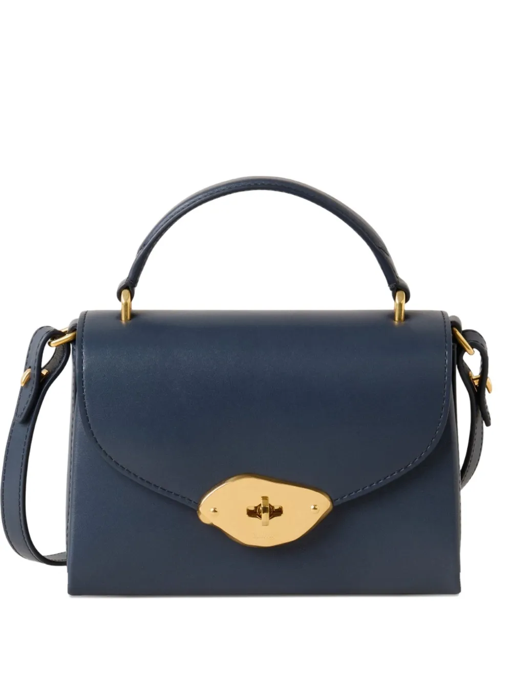 Mulberry Small Lana Flap-lock Cross Body Bag In Blue