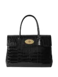 Mulberry Bayswatter crocodile-embossed tote bag - Black