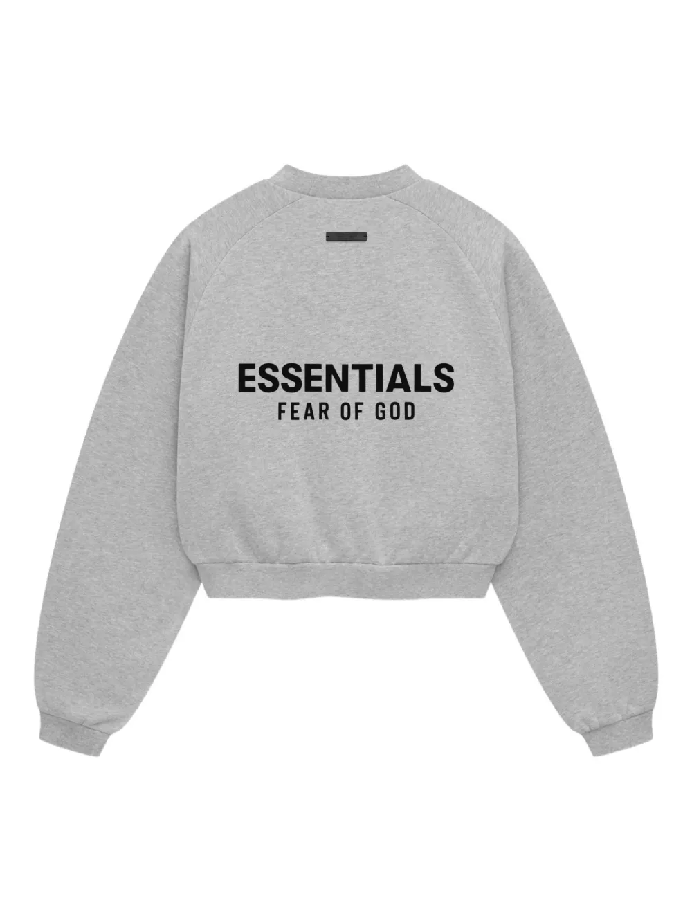 FEAR OF GOD ESSENTIALS logo-print cropped sweatshirt | Knitted Tops | Image 2