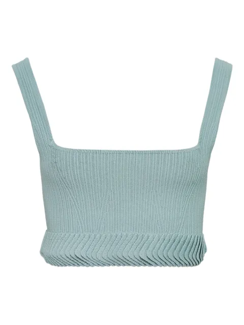 Alexia ribbed pleated top