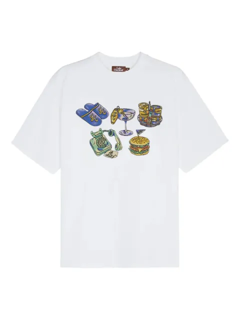 Late Checkout Amenities graphic print T-shirt