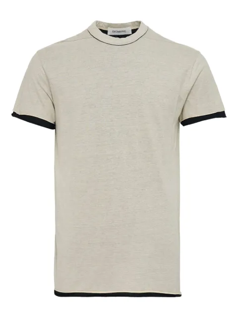 Diomene contrast-trim T-shirt