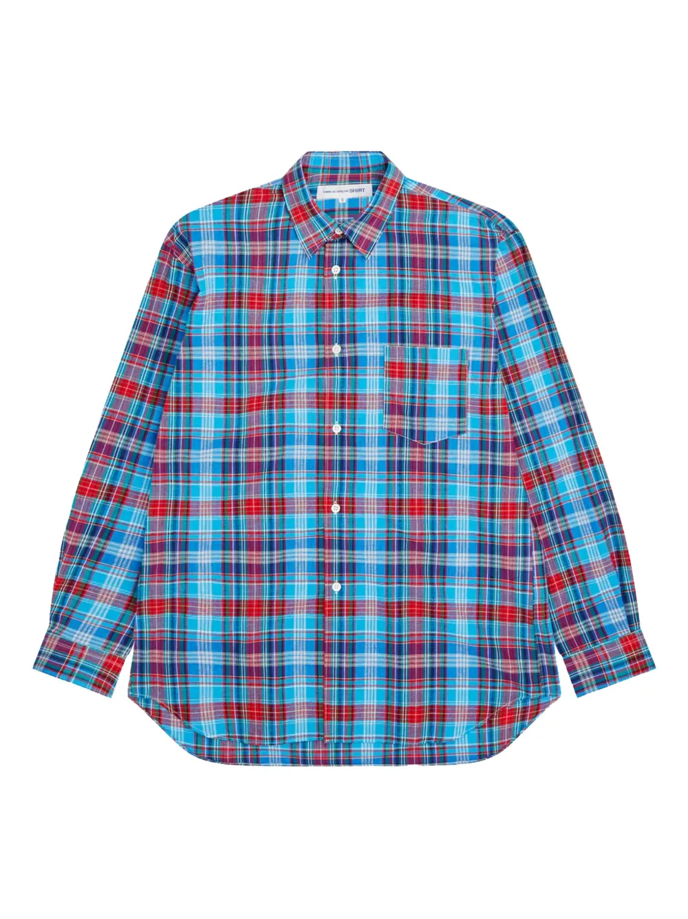 Comme Des Garçons Shirt Camicia a quadri - Blu