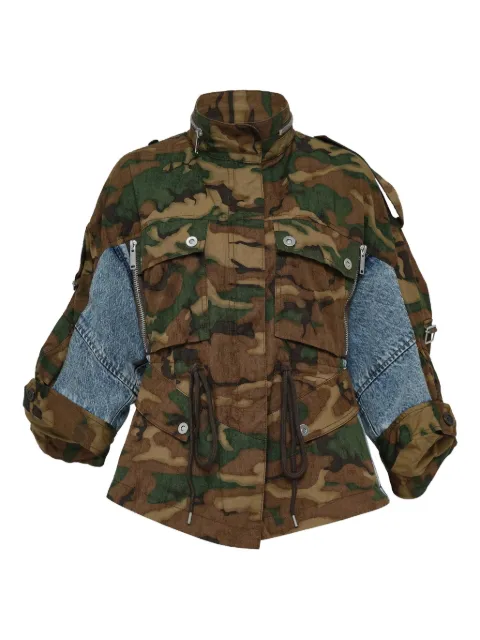 3.1 Phillip Lim camouflage-panel denim jacket