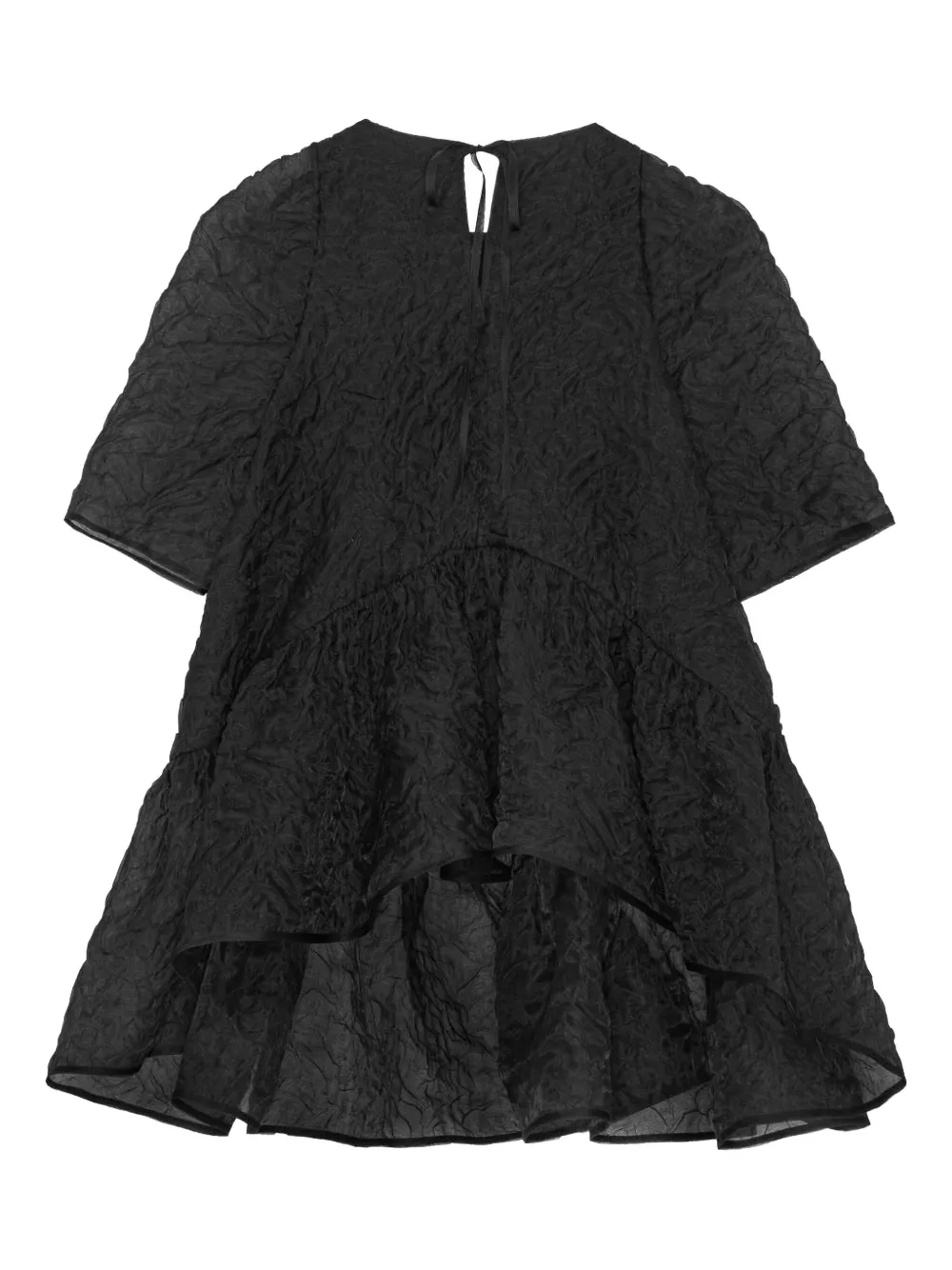 Cecilie Bahnsen Susi Ruffled Blouse In Black