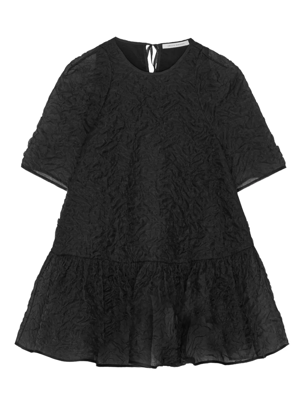 Cecilie Bahnsen Susi Ruffled Blouse In Black