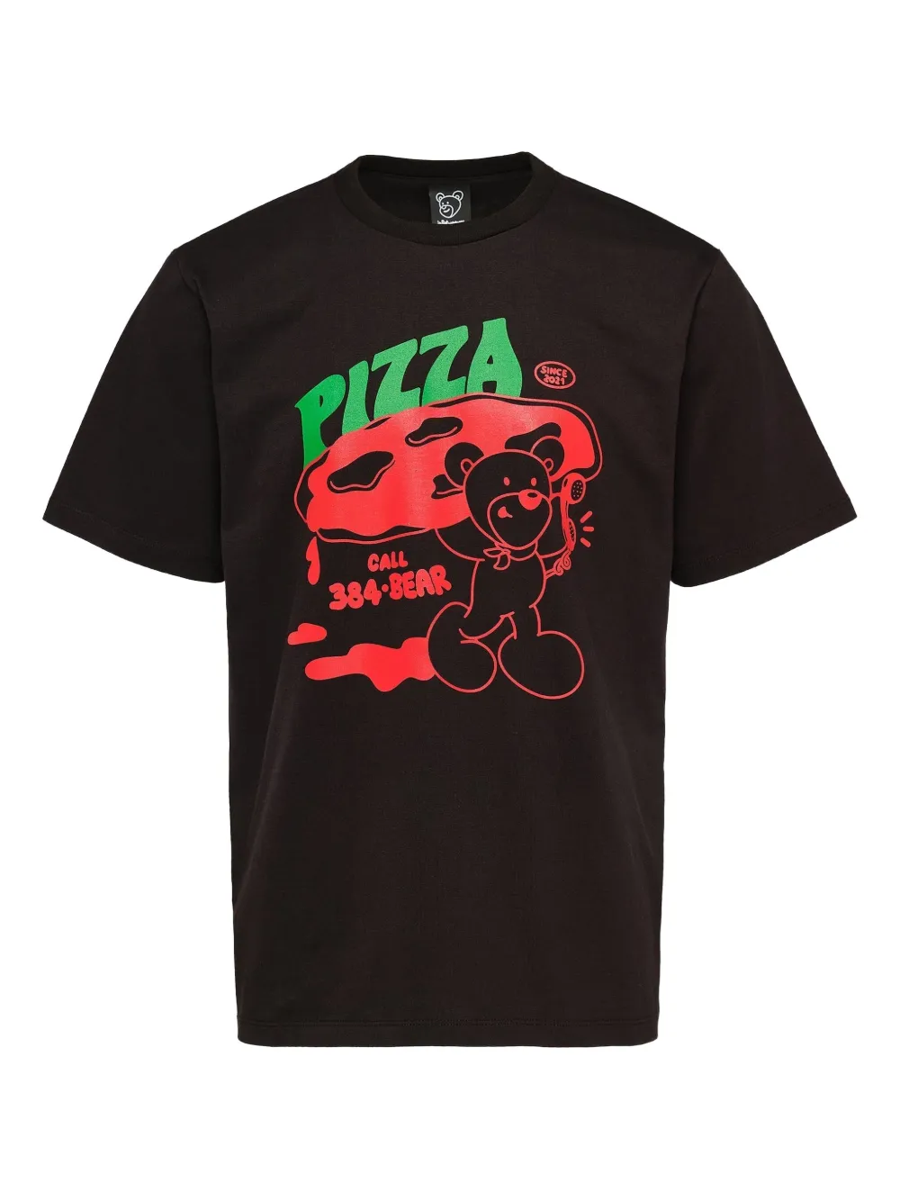 INBETWEENERS Pizza To Go グラフィック Tシャツ - ブラック INBETWEENERS Pizza To Go グラフィック Tシャツ - ブラック