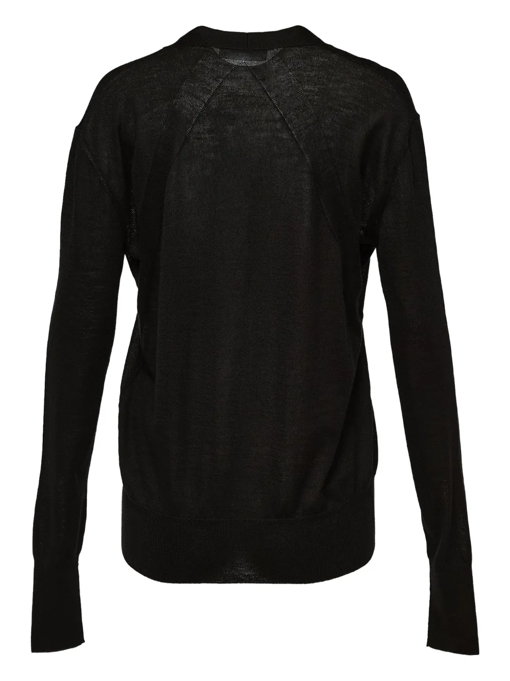 Jil Sander Button-up vest Zwart