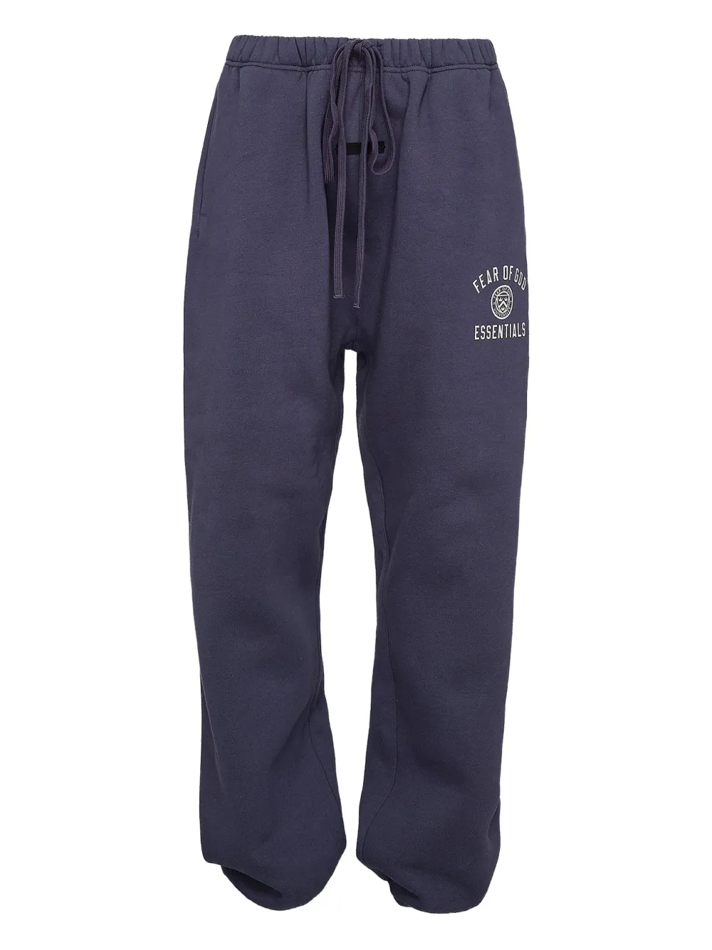 Essentials Drawstring-waist Track Pants In Blue