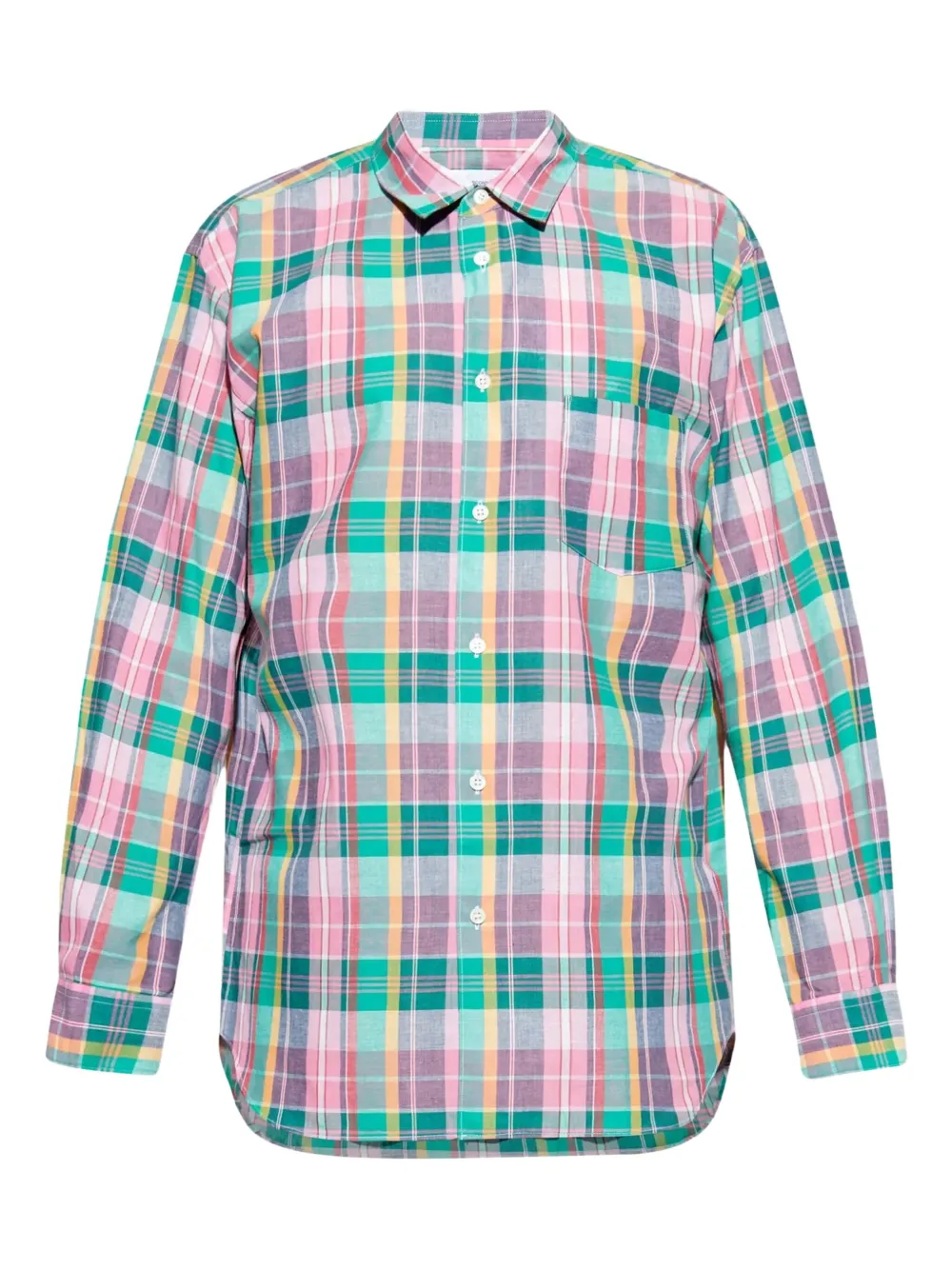 Comme Des Garçons Shirt checked shirt - グリーン Comme Des Garçons Shirt checked shirt - グリーン