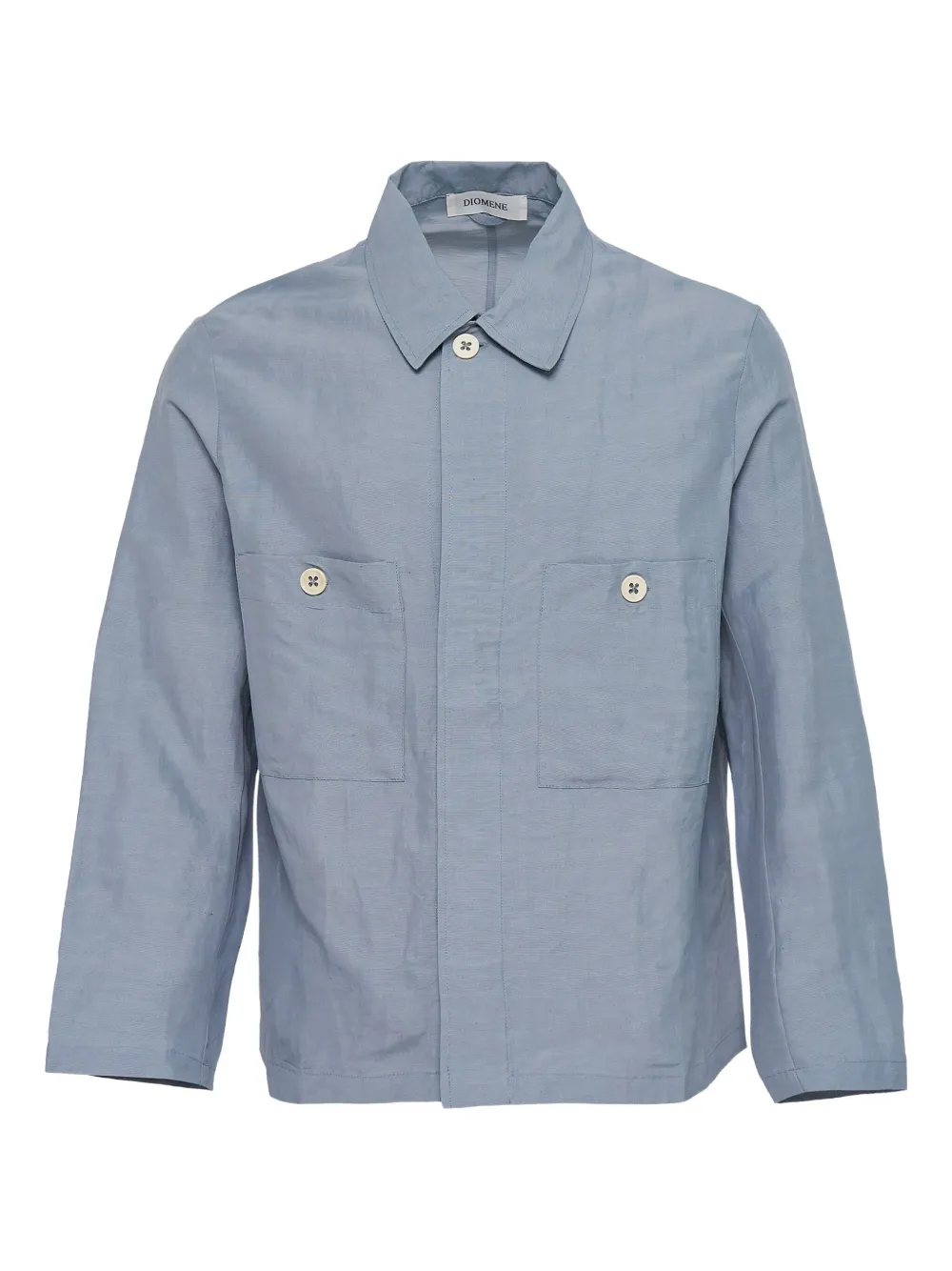 Diomene button-fastening patch-pocket shirt | Blue | Image 1