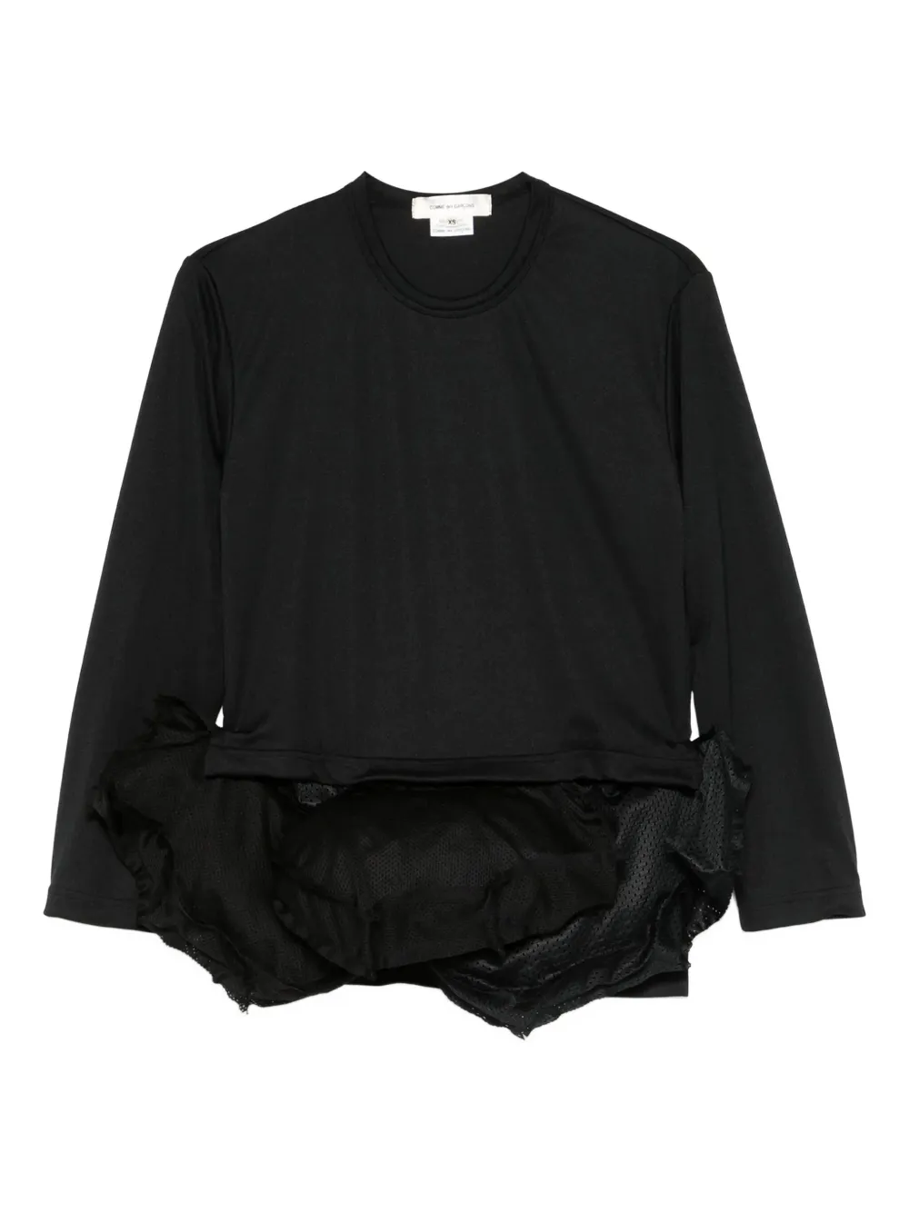 Comme Des Garçons ruffled-layer top