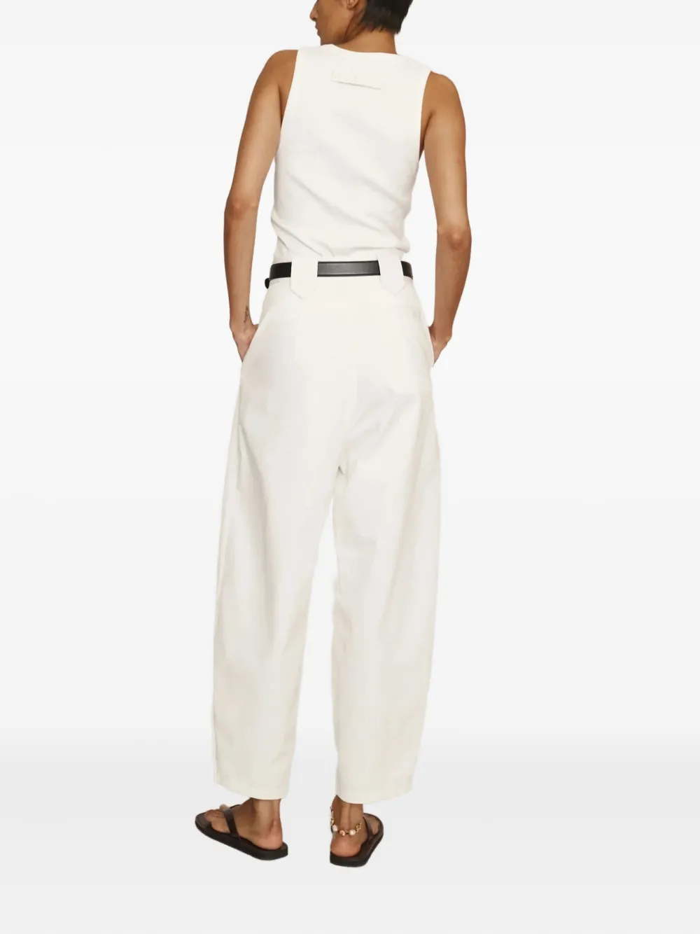 ALEMAIS pantalon à design plissé | Pantalons taille haute | Image 2