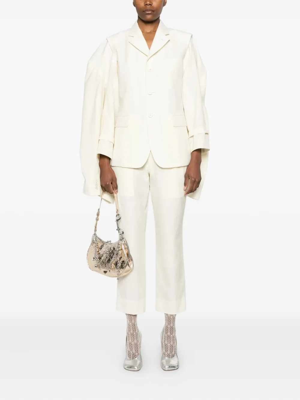 Comme Des Garçons draped-sleeve blazer | Blazers | Image 2
