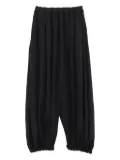 Comme Des Garçons pleated balloon trousers - Black