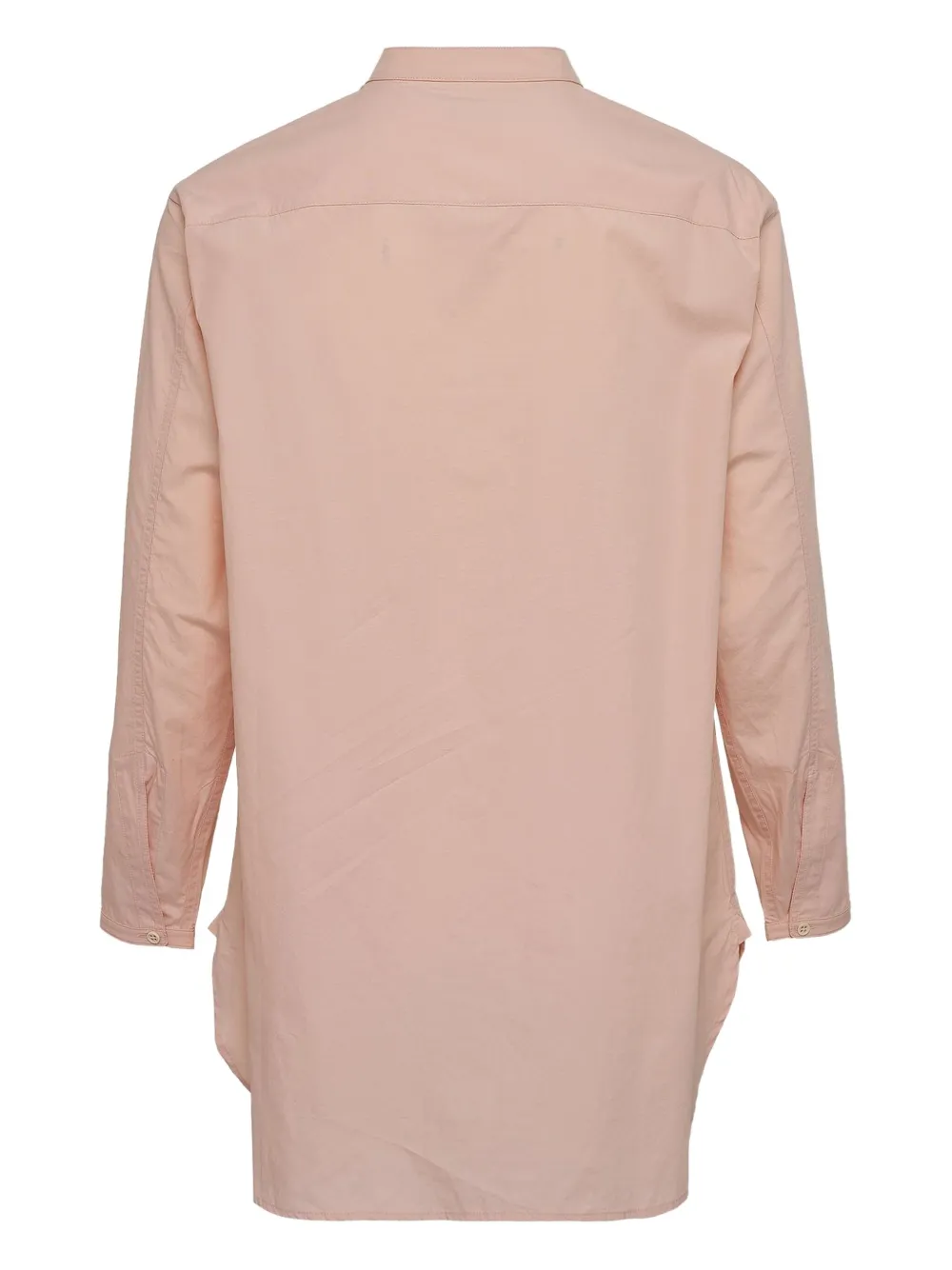 Diomene Asymmetrisch gedrapeerd T-shirt met lange mouwen - Roze
