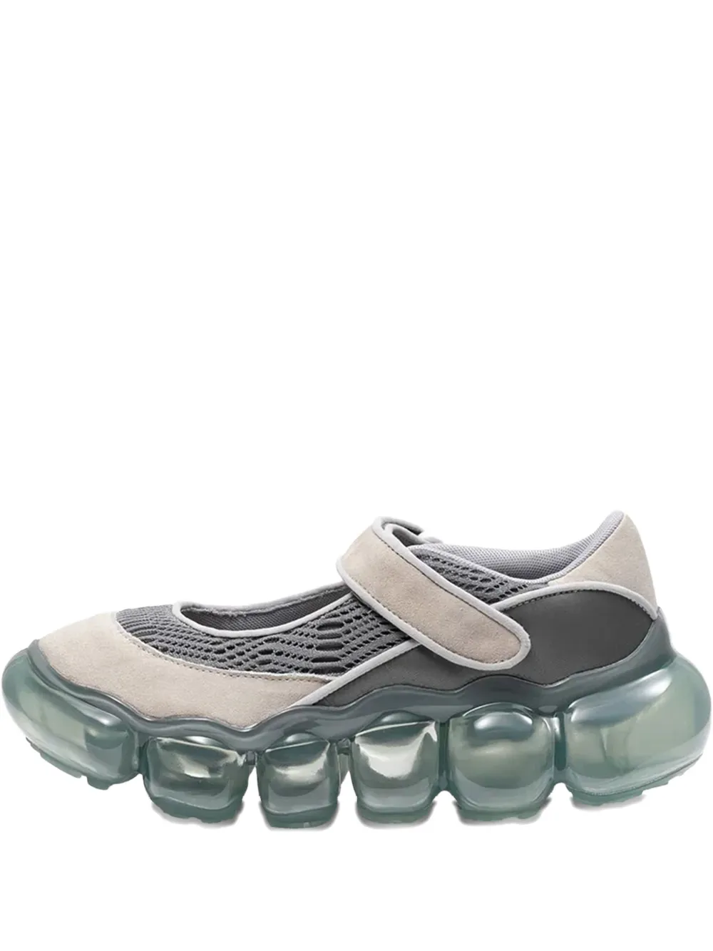 GROUNDS mary-jane bubble sole low-top sneakers Neutrals