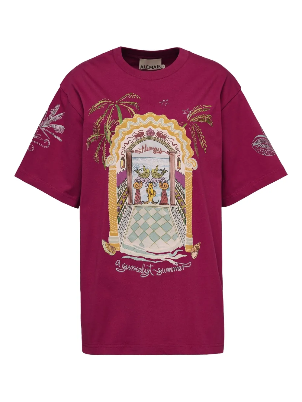 Surrealist Summer graphic-print T-shirt