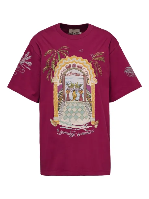 ALEMAIS Surrealist Summer graphic-print T-shirt