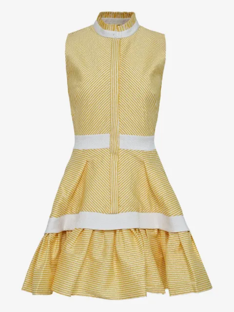 Alexis Natacha stripe-panelled sleeveless dress