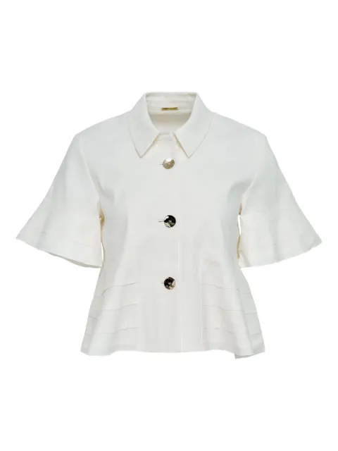 Alexis Nika bell-sleeve buttoned top