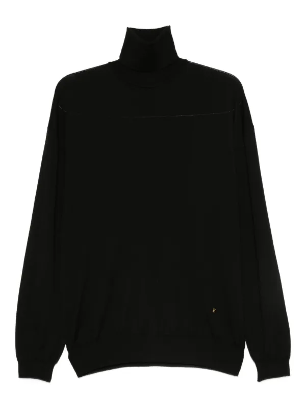 モスキーノ 長袖タートルネック セーター 黒 Moschino タートルネック セーター | ブラック | FARFETCH JP