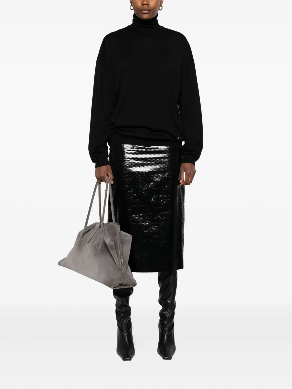 Moschino turtleneck wool sweater | Knitted Sweaters | Image 2