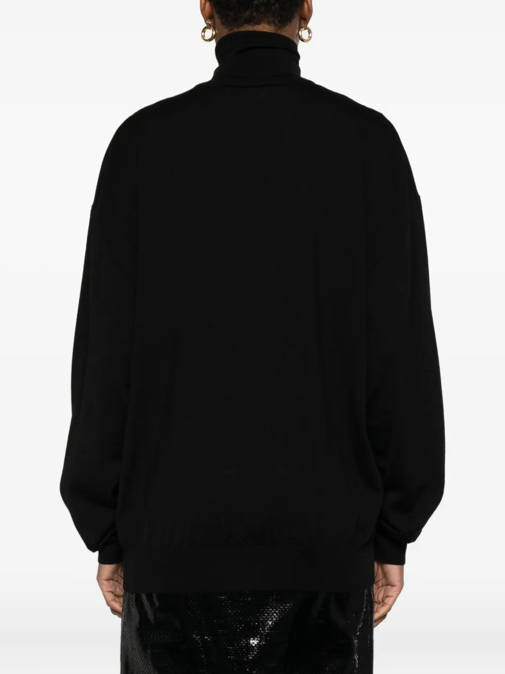 Moschino Wollen coltrui Zwart