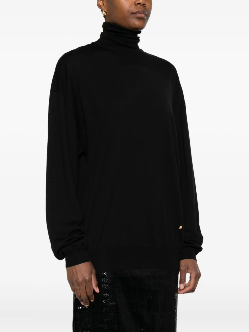 Moschino Wollen coltrui Zwart