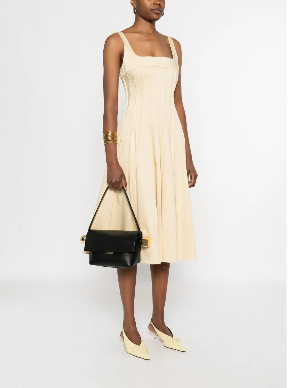 Jacquemus Le Grand Rond Carré schoudertas Zwart