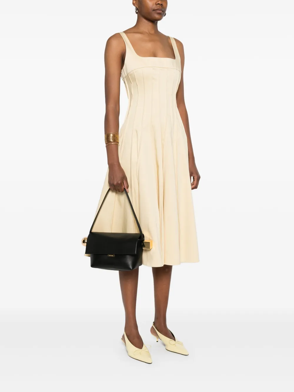 Jacquemus Le Grand Rond Carré schoudertas - Zwart