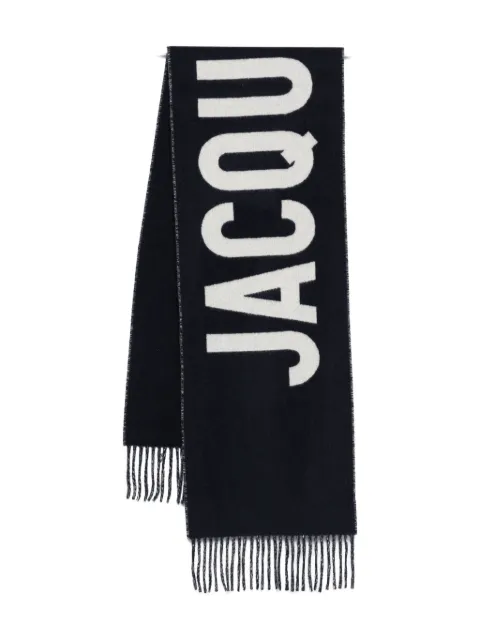Jacquemus logo-embroidered scarf 