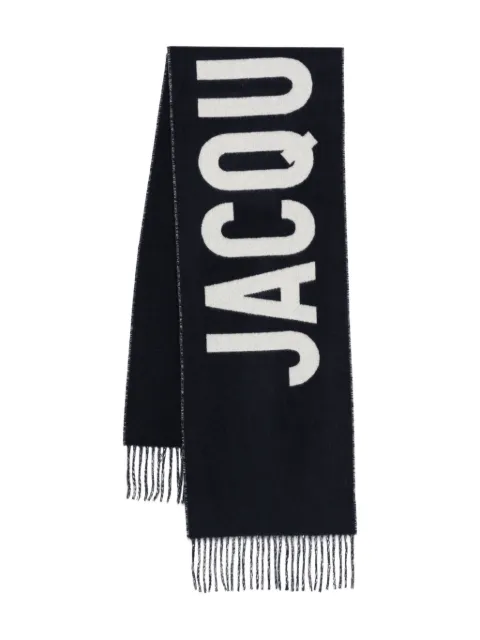 Jacquemus logo-embroidered scarf 