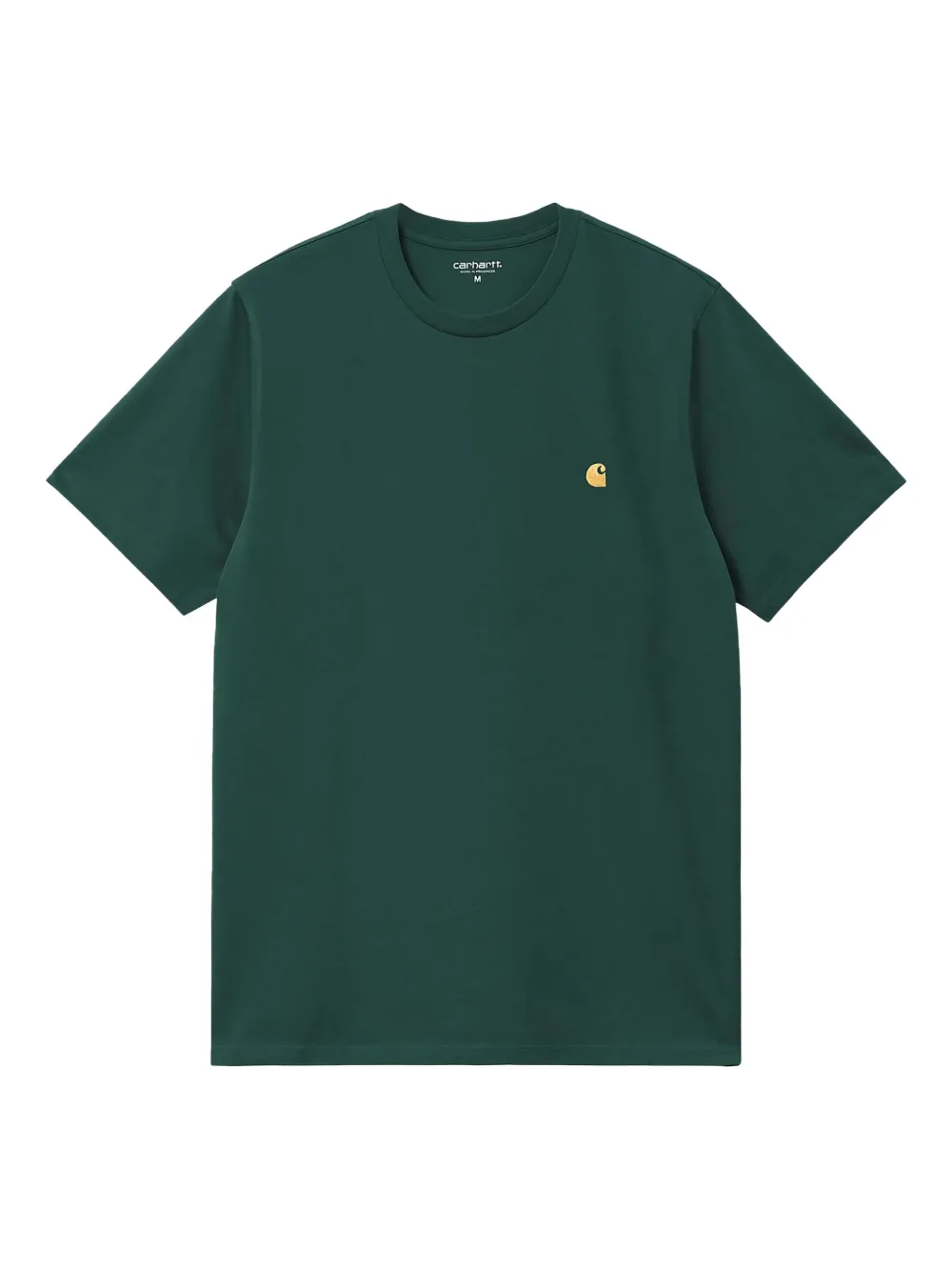 Carhartt WIP Chase logo-embroidered T-shirt Groen